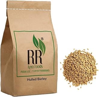 R R AGRO FOODS Hulled Barley 3 KG | Naturally Processed | Jou Without Husk Pack of 1