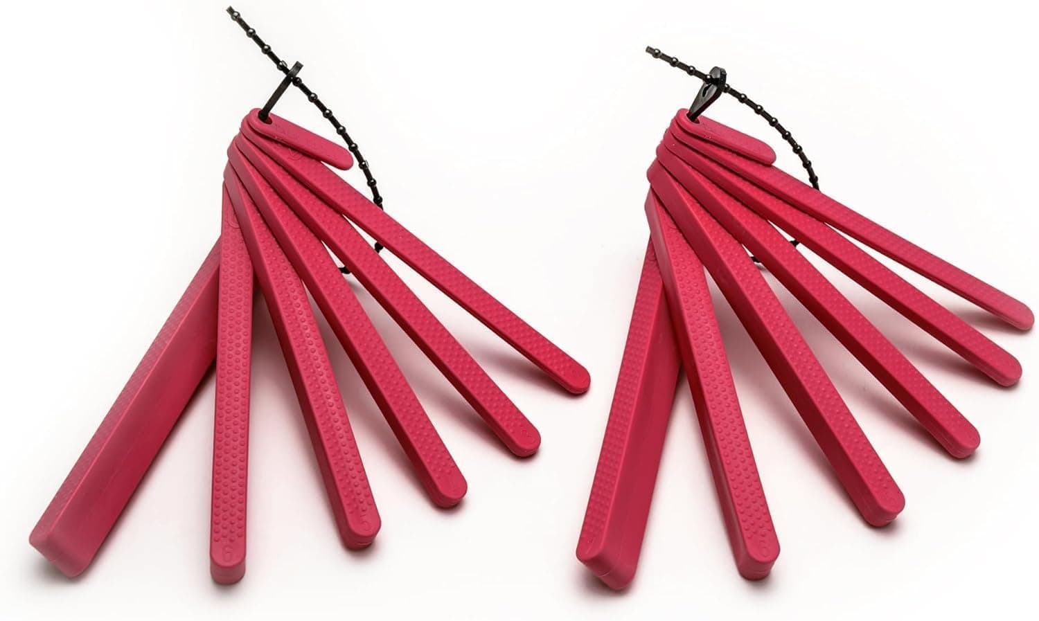 Talk Tools Reusable And Durable Jaw Grading Bite Blocks Speech Therapy Tool (Red) -2 Pack