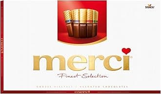 Merci Finest Milk & Dark Chocolate Variety Pack, Premium Selection, Gluten-Free, (Packaging may vary) 400 g (Pack of 1)