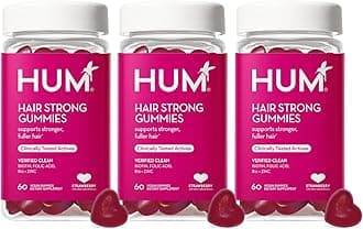 Hair Strong - Daily Gummies With Biotin To Combat Loss & Thinning Fo Ti, Folic Acid, Zinc, Vitamin B12 Paba Support Healthy Hair, Skin And Nails (180-Count)