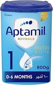 Aptamil Advance 1 Infant Formula Milk From 0-6 Months, Easy To Use Pack, 800g