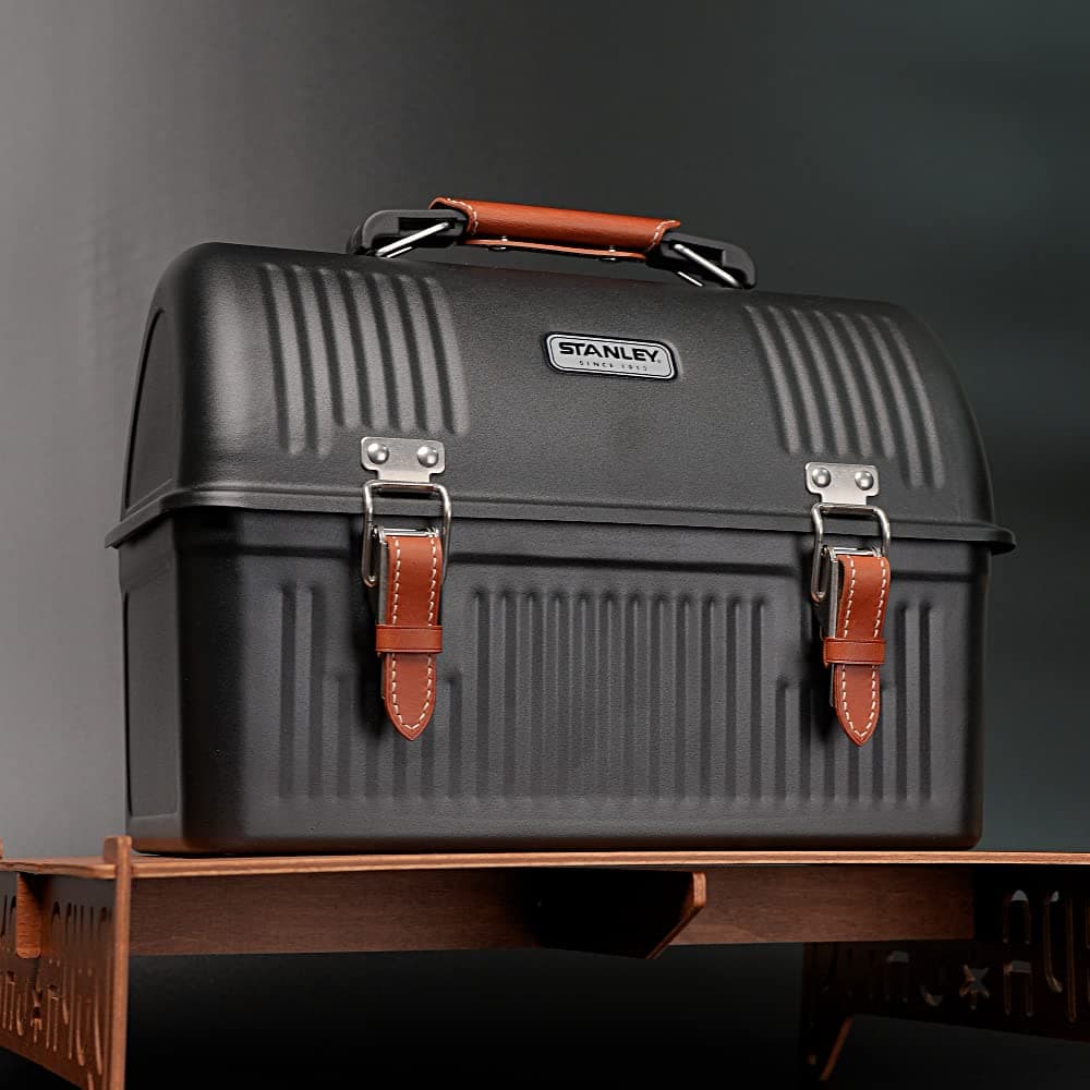 Handmade Leather Strap for Stanley Lunch box (BROWN)