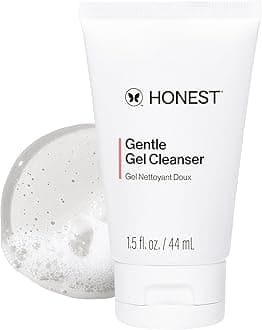 Mini Gentle Gel Daily Face Cleanser | Calms, Refreshes, + Hydrates | Vegan + Safe for Sensitive Skin | Travel Size, 1.5 fl oz