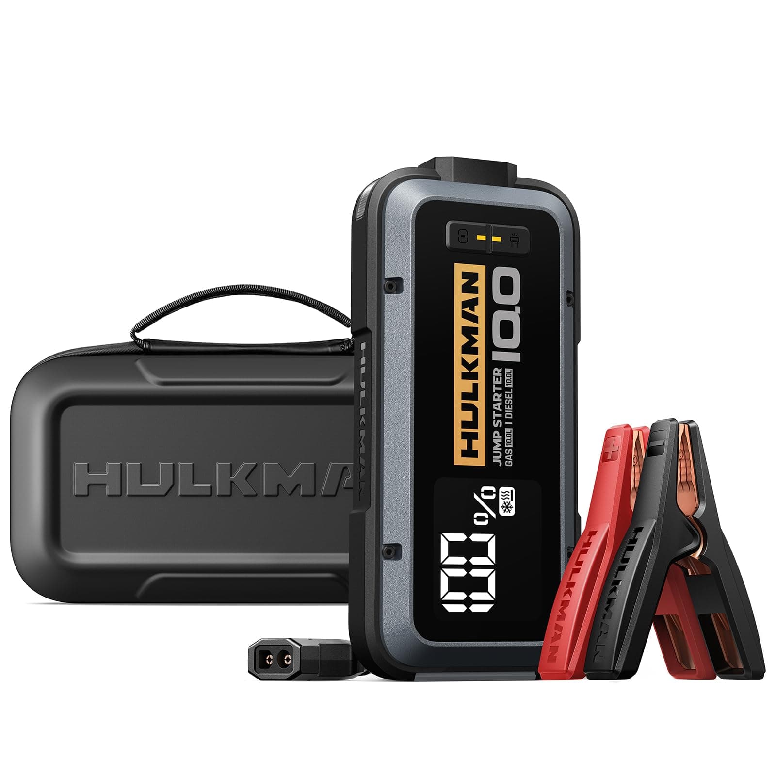 HULKMAN Alpha 100 with -40℉ Preheat Tech Smart Portable Jump Starter with Alpha Bag Max EVA Protection Case