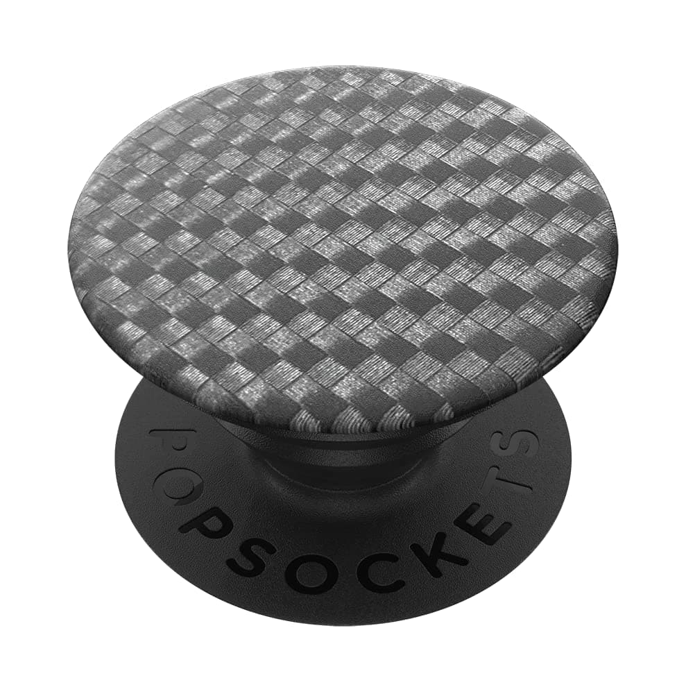 PopSockets: PopGrip Expanding Stand and Grip with a Swappable Top for Phones & Tablets - Carbonite Weave