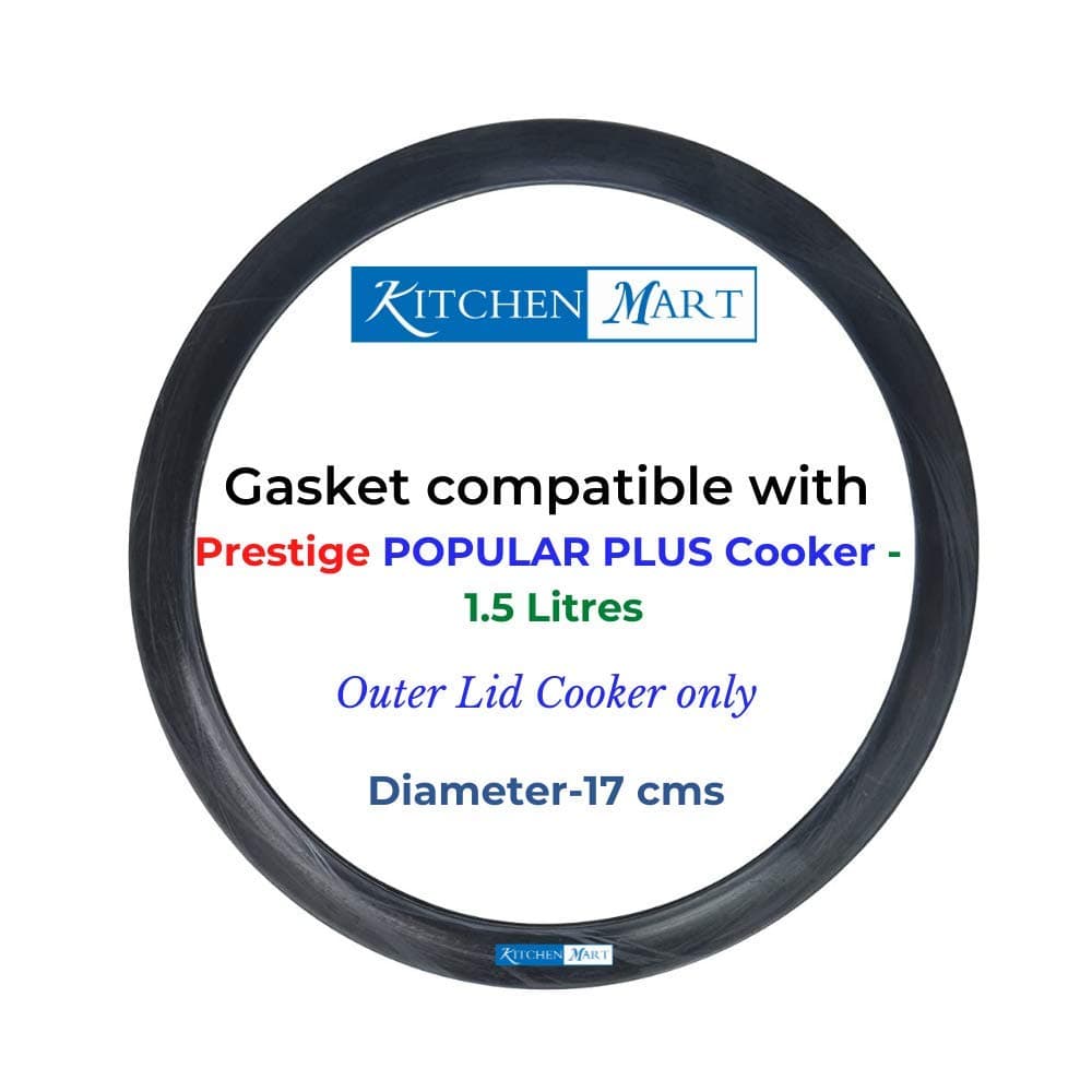 Gasket compatible with Prestige Popular Plus Pressure cooker (1.5 Liters)