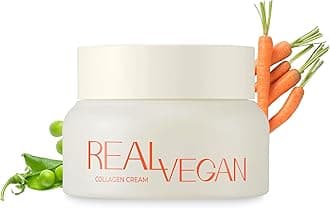 Real Vegan Collagen Cream - Enhances Skin Elasticity, Providing Deep Hydration to Dry Skin for a Radiant, Youthful Glow