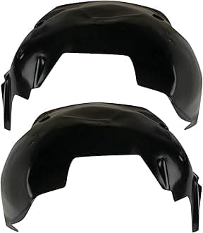 TRQ Front Inner Fender Liner Set Driver & Passenger Side GM1248183 GM1249183 Compatible with 2007-2013 Chevrolet Silverado 1500