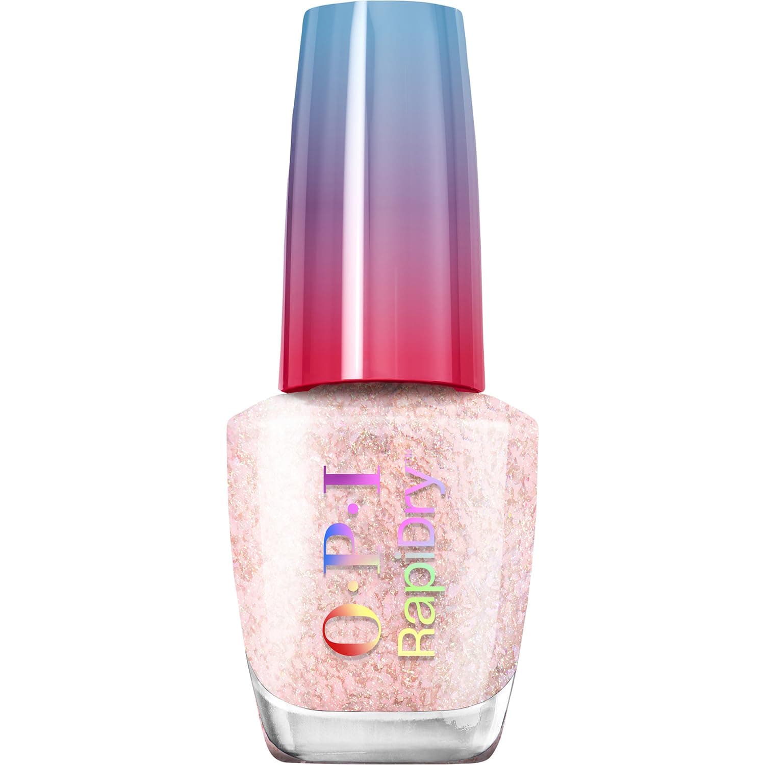 OPI Quick Drying Nail Polish, Smudge Resistant, Pink, Silver Glitter, Lurex, 0.3 fl oz (9 ml) (RapiDry RD0008) Gift, Present [Domestic Genuine Article]