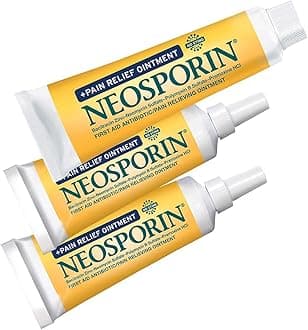 NeosporinPain Relief Ointment First Aid Antibiotic Treatment 3 Pack Value Pack