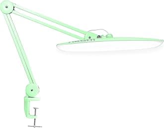 Neatfi XL 2200 Lumens 24W LED Desk Lamp with Clamp - Shadow-Free Task Lighting | 4-Level Dimming | Home Office & Crafts Use | 20-Inch Wide Head (Non-CCT, Midnight Green)
