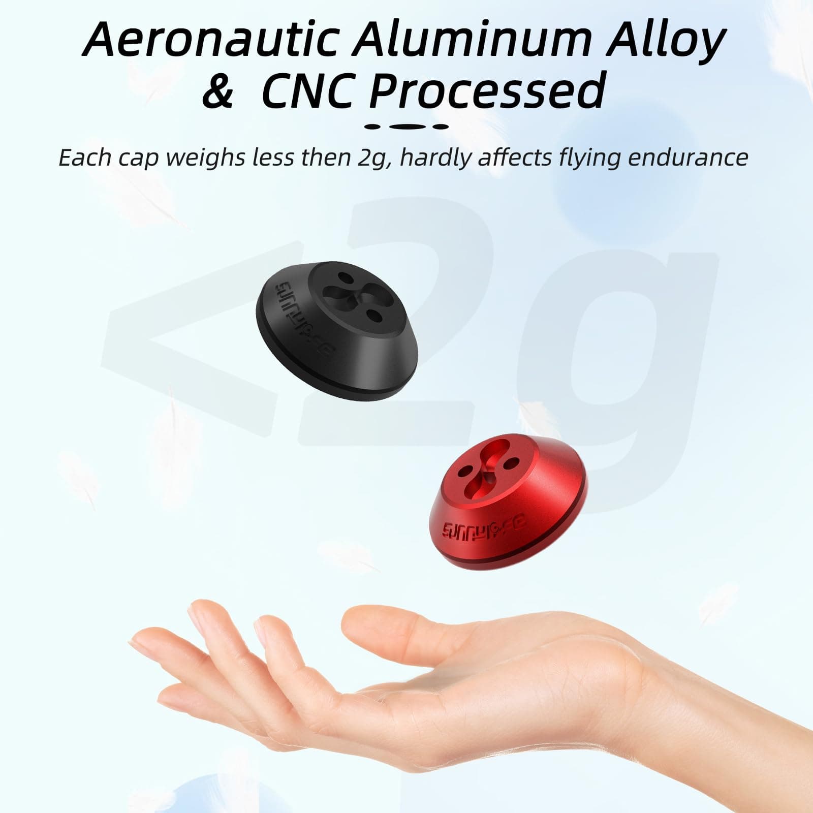 Avata 2 Motor Cover Cap for DJI Avata 2 Drone Accessories, Dust-Proof Waterproof Aluminium Motor Protector Cap for DJI Avata 2