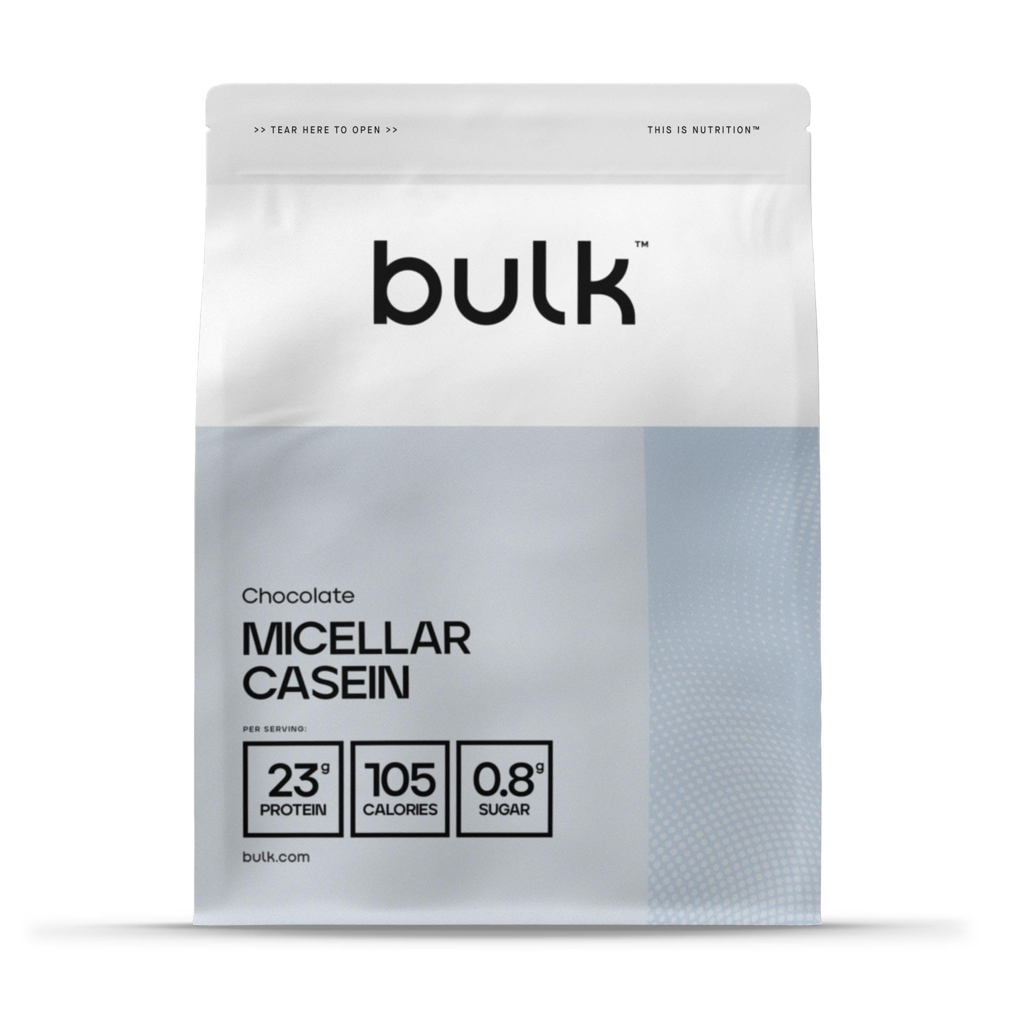 Bulk Micellar Casein Protein Powder, Protein Shake, Chocolate, 500 g