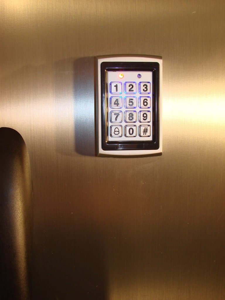 Keyless Lock System for Two Household or Commercial Doors