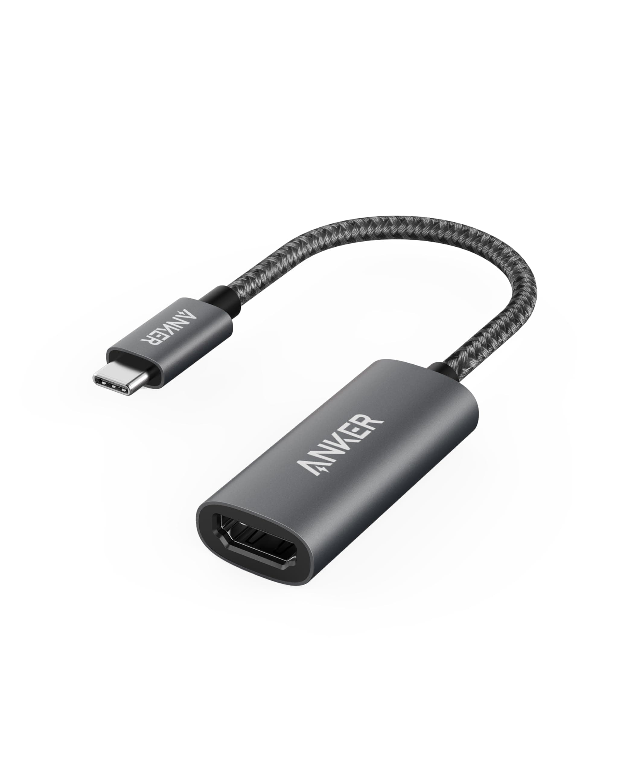Anker USB C to HDMI Adapter (4K@60Hz), 310 USB-C Adapter (4K HDMI), for MacBook Pro, MacBook Air, iPad Pro, Pixelbook, XPS, Galaxy, and More(Compatible with Thunderbolt 3 Ports)