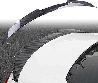 Trunk Spoiler Wing Compatible with 2018 2019 2020 2021 Honda Accord 10th Gen 4 Door Sedan,ABS Rear Spoiler Rear Trunk Lid Wing Spoiler(Carbon Fiber Pattern