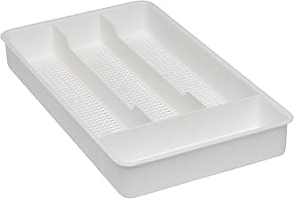 Dial Industries, Inc. B694W Small Mesh Cutlery Organizer Tray, White