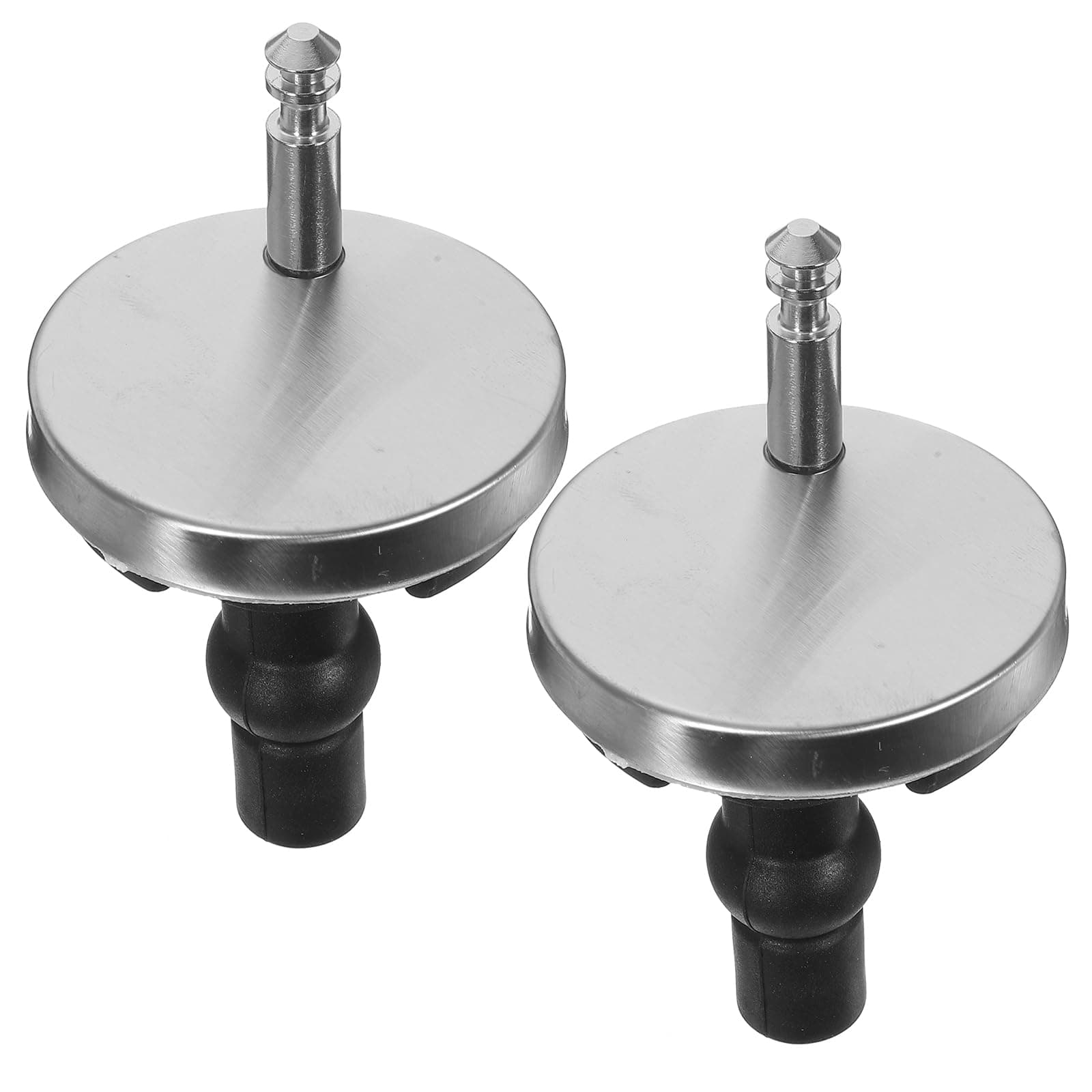 Yardwe 2pcs Toilet Seat Hinge Fixing Top Fix Nuts Screws Fitting Household Toilet Seat Screws 55mm Universal Fixing Bolt Expansion Screw Buckle Cover for Toilet Seat Hinges Replacement