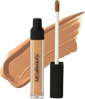MCoBeauty Brighten & Perfect Cream Concealer, 2 Light Natural, Brightening Co...