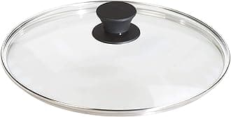 Lodge Round Tempered Glass Lid - Versatile Glass Lid for 10.25 Inch Skillets, Pans, and Dutch Ovens - Dishwasher Safe and Oven Safe up to 400°- 10.25 Inch