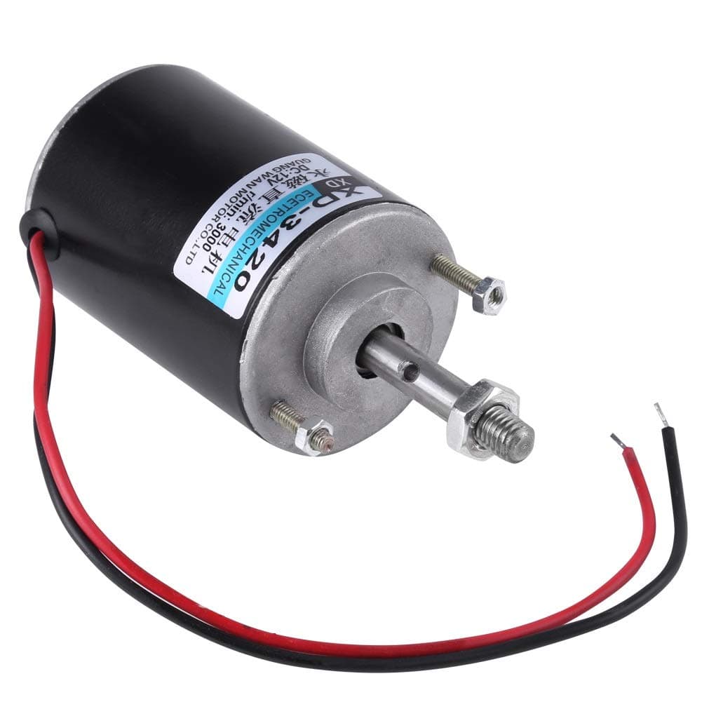 R0037 12v dc Generator Permanent Magnet Motor - 30W High Speed CW/CCW Permanent Magnet DC Motor for DIY Generator(12v 3000rpm)