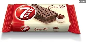 7 Days From Greece Cake Bars With Cocoa Cream - 25 Packs X 30g (1.0 Oz Per Pack)