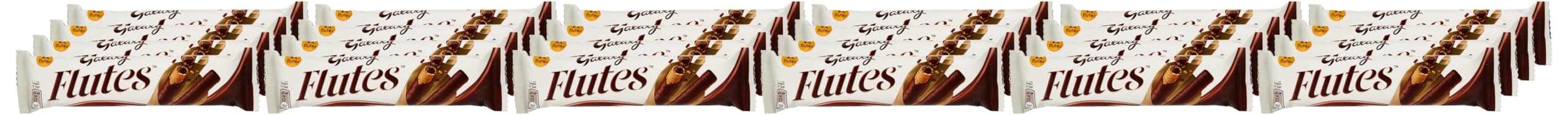 Flutes Chocolate Twin Finger 24 Pack 22.5 g