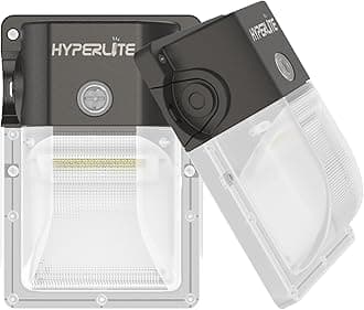 LED Wall Pack 30W: 2Pack 3600lm 5000K LED Security Lights, LED Wall Pack Light with Dusk to Dawn Photocell for House, Garage, Door, Yard, Porch, Home, Patio, Deck