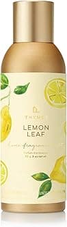 Thymes Home Fragrance Mist – Room Air Fresheners for Home Long Lasting – Air Freshener Spray – Premium Home Fragrance - Citrus Notes of Lemon Verbena, Dewey Leaves & Bergamot (Lemon Leaf, 3 oz)
