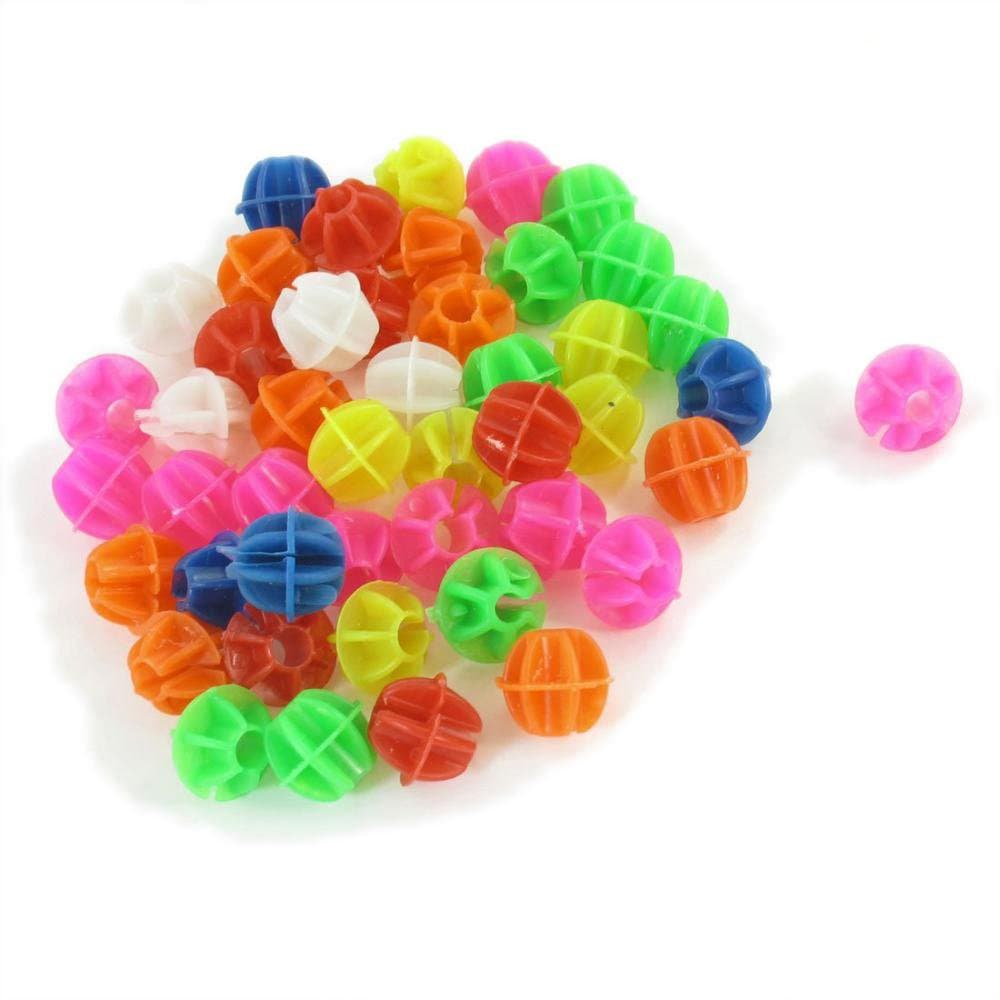 Visork Bicycle Spoke Beads Multicolour Plastic Clip Beads Bicycle Beads Bike Spoke Decorations For All Bikes 2 Bags