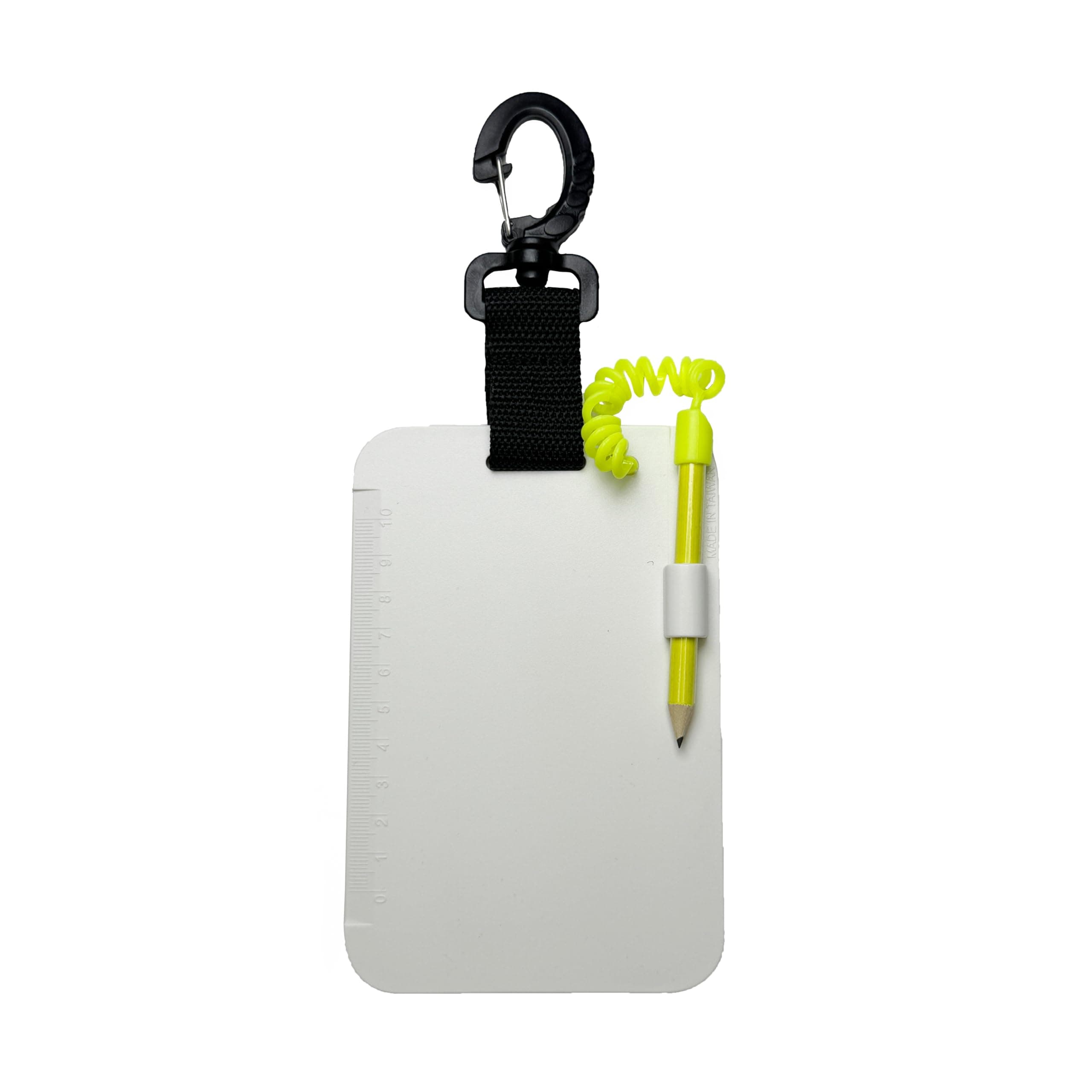 Scuba Choice Dive Slate for Underwater Communication - Durable Writing Surface for Scuba Diving & Snorkeling, Includes Pencil, Clip & Strap