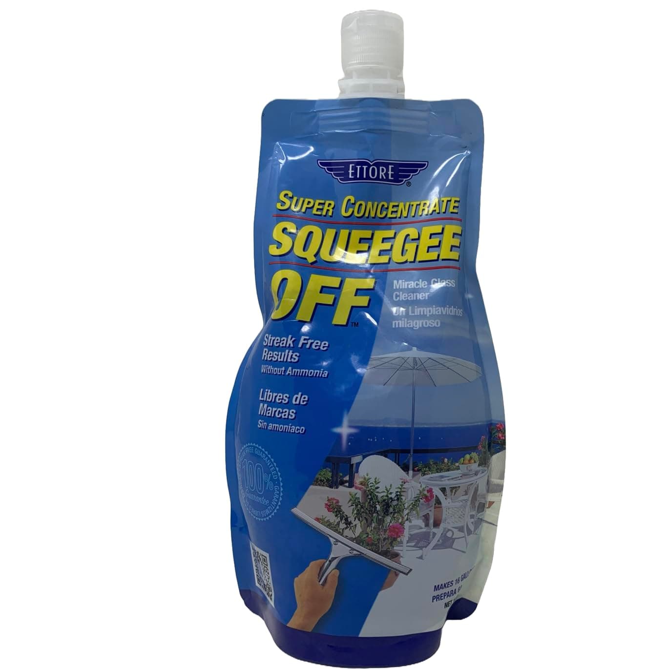 Ettore 30116 Squeegee-Off Window Cleaning Soap, 16-ounces