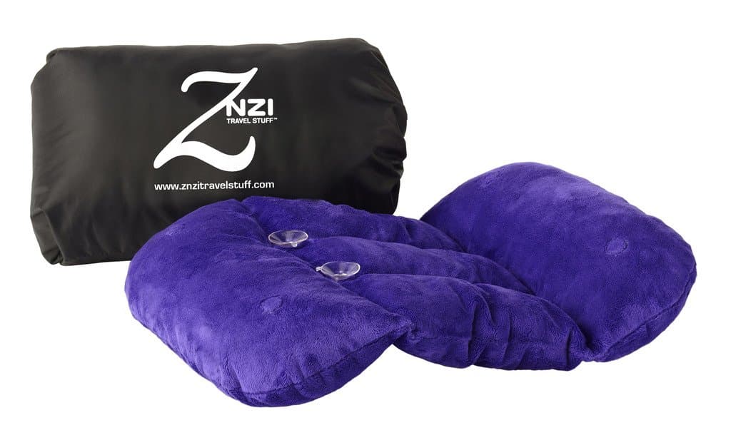 Znzi Travel Stuff Travel Pillow, Plum