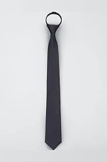 4 Packs Pre-tied Adjustable Zipper Skinny necktie,2.35inch Clip on Slim Ties for men or boys