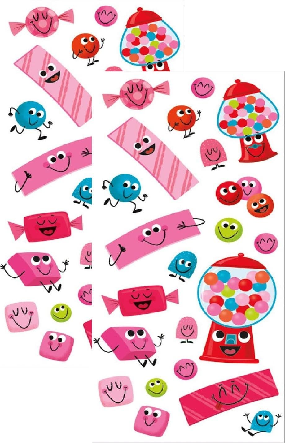 Playhouse Bubble Gum Fun Bubble Gum Scented Scratch & Sniff Sticker Sheets - 1 Pack