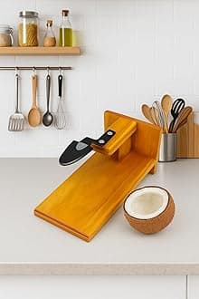 Large Size Wooden Table Top Coconut Scraper Chirava Grater Thengai Thuruvi (L)