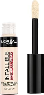 L'Oreal Paris Makeup Infallible Full Wear Waterproof Matte Concealer, Full Coverage, Porcelain, 0.33 fl. oz.