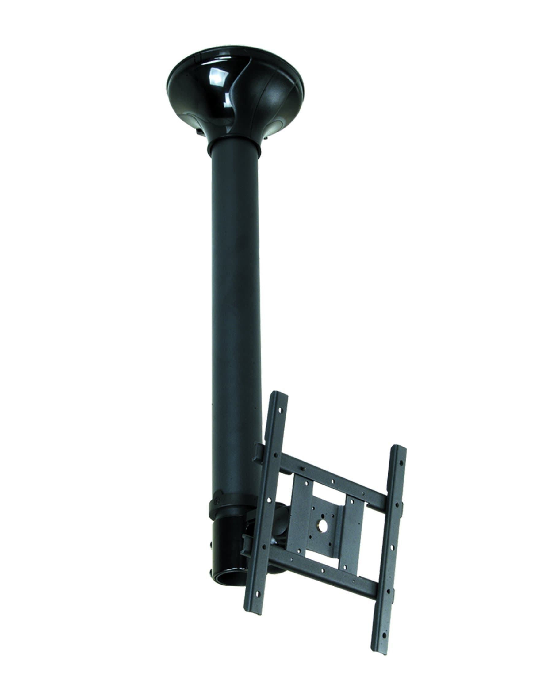 D25-41-80_176 Heavy-Duty Extendable Ceiling TV Mount. 25-40" Extension. Up to 200 x 200 VESA. Monitor can face 100% to The Floor and 90 Degrees to Each Side.