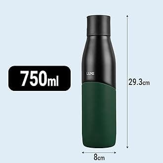 Pigeon by Stovekraft Luxe Thermos Stainless steel Sipper Flask 750ml with Straw| 24 Hours Hot and Cold|Leak Proof|Easy to open|Easy to use|Ideal Usage for office men/women|school/college|Black&Green