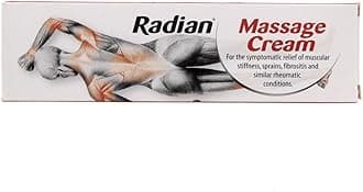 Radian Massage Cream for Instant Relief from Pain Sprains 100g Product of UK (Pack of 3)