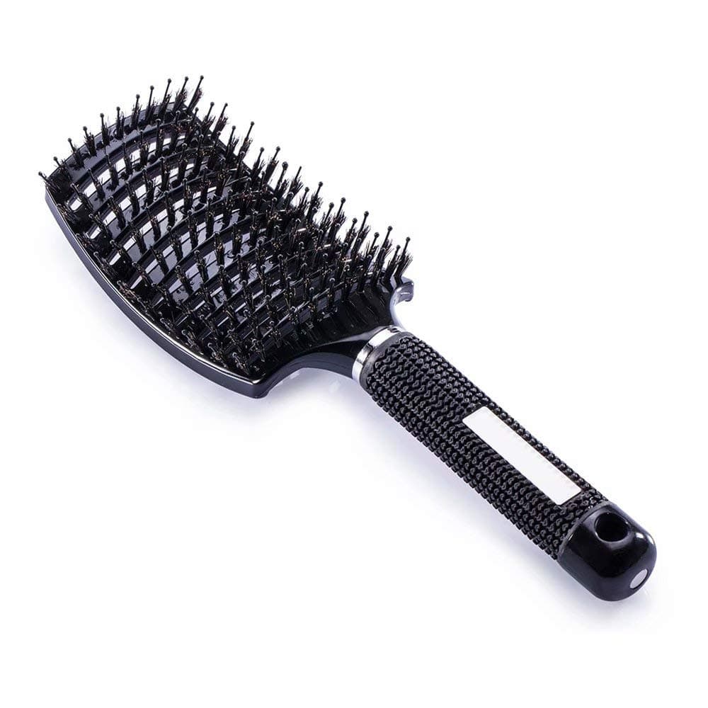 Urlife Detangling Nylon Bristle Brush BLACK