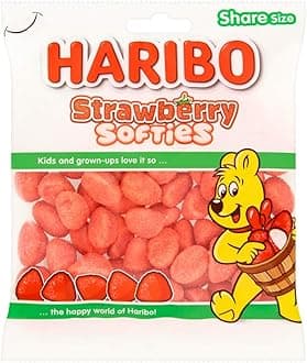 Haribo Strawberry Softies Sweets, 160g