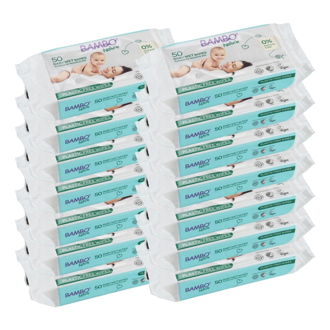 Bambo Nature Bio Baby Wipes: 100% Biodegradable, 700 Count