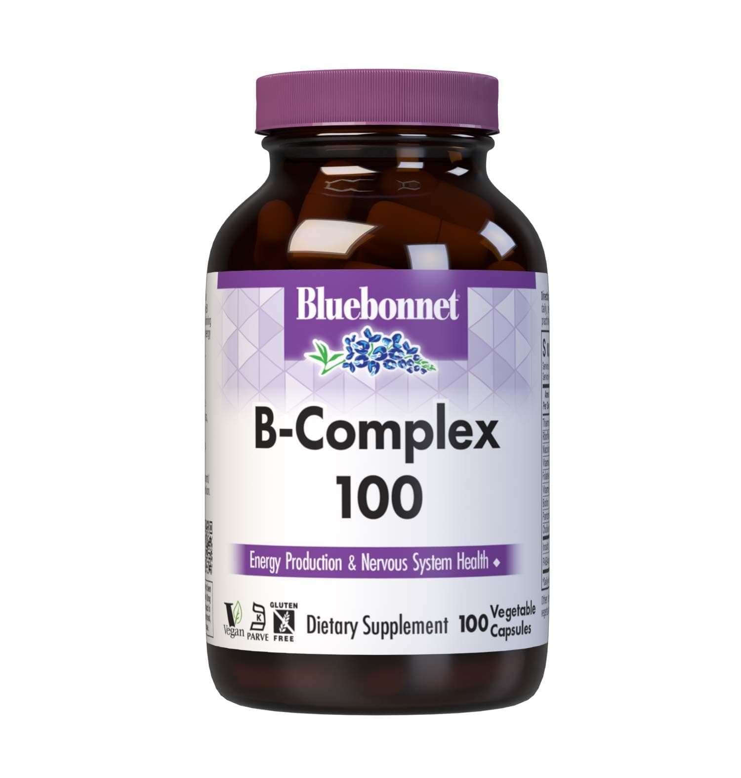 Nutrition B Complex, Complete Full Spectrum, Vitamin B6, B12, Biotin, Folate, Vegan, Vegetarian, Gluten, Soy & Milk Free, Kosher, 100 Count