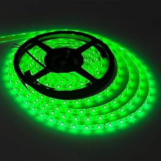 Waterproof IP65 Led Strip Lights, 3528 16.4 Ft (5M) 300leds 60leds/m, Flexible LED Light Tape for Boats, Bathroom, Mirror, Ceiling, and Outdoor Use, Power Supply not Included