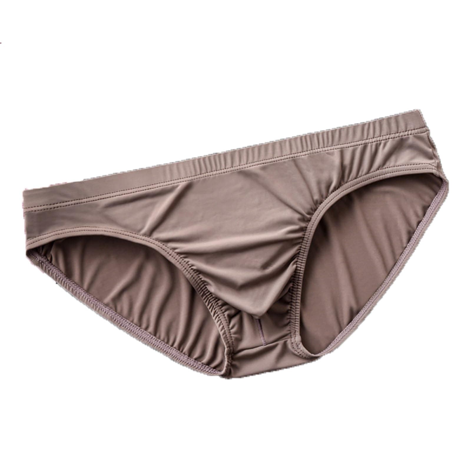 Briefs for Men Low Rise Stretch Seamless Breathable Underpants Athletic Solid Brief Soft Comfortable Fit Underwear