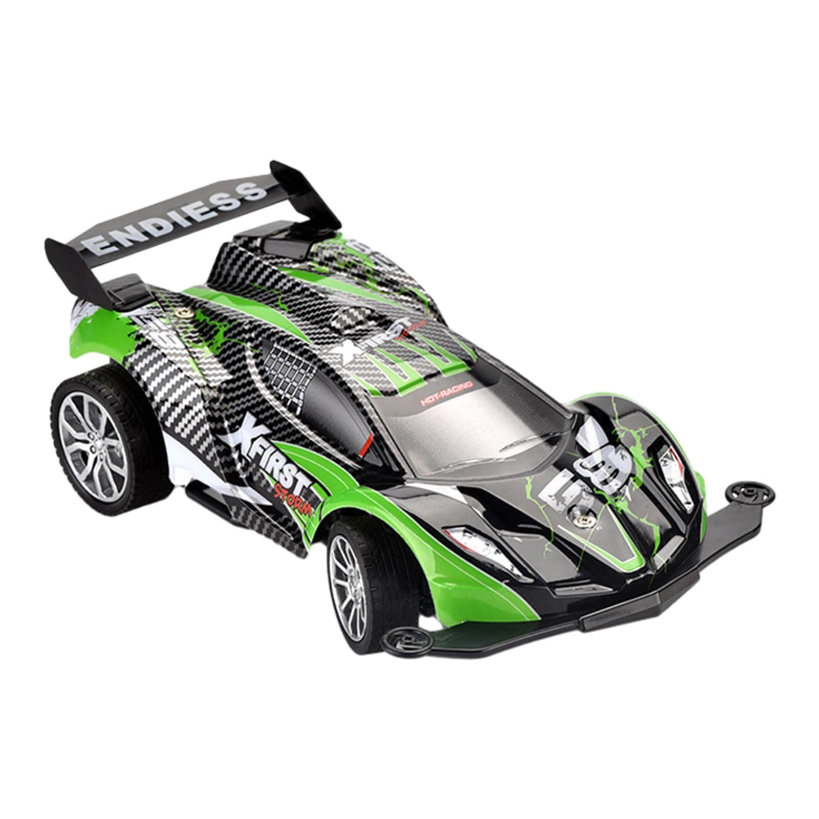 RC Racing Car, 2.4GHz Four-Way High-Speed Remote Control Car, Green Cool Toy Cars for Boys & Girls Race Drift Electric Vehicles Kids Toys Car Rc Cars for Boys Age 8-12 Rc Stunt Cars Sensory Toys