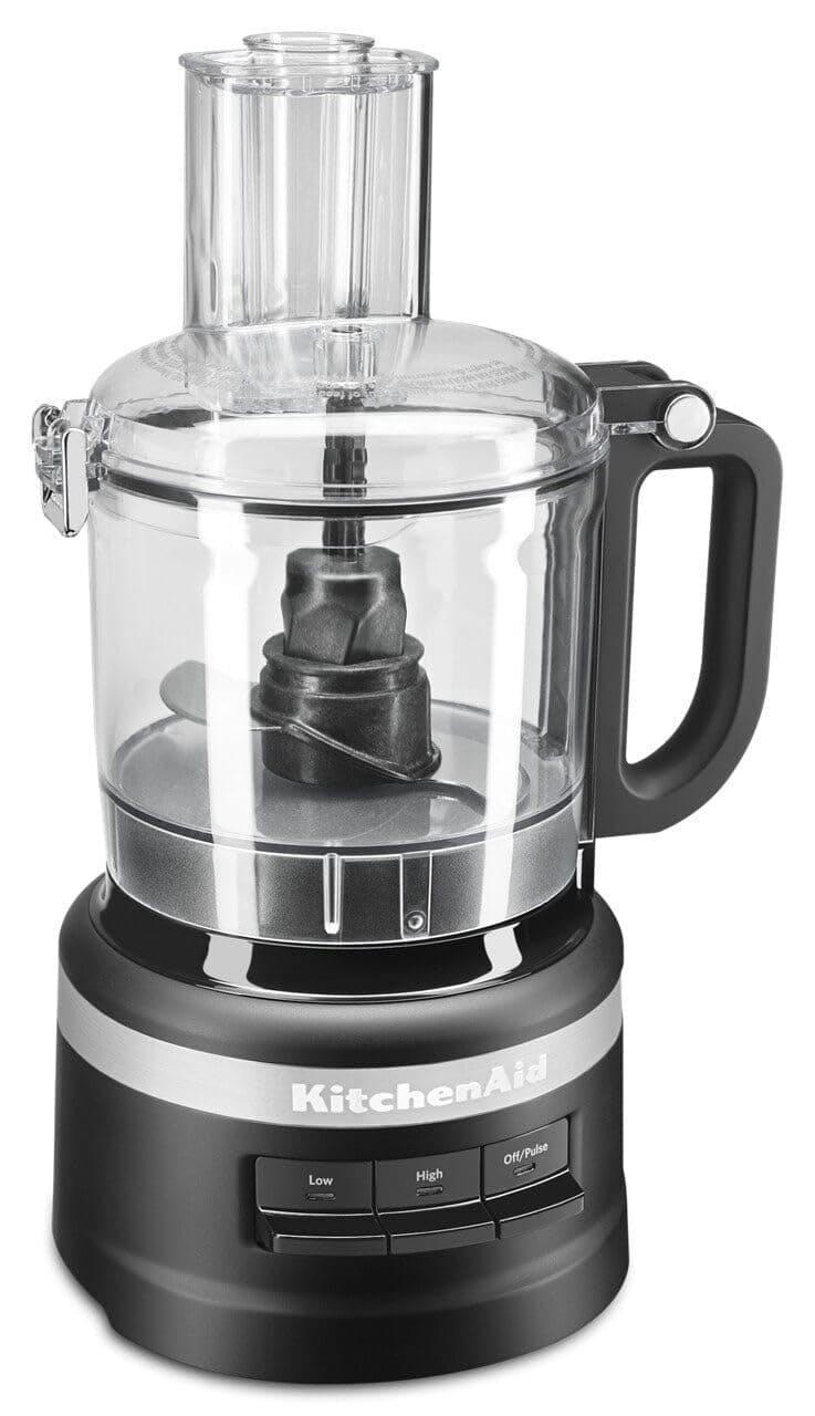 KitchenAid KFP0718BM Food Processor, 7 cup, Matte Black"Min 1 year manufacturer warranty"