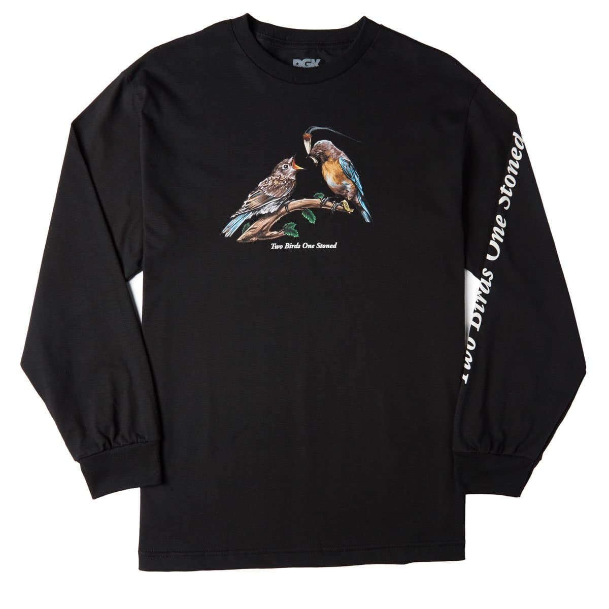 DGK 2 Birds Long Sleeve T-Shirt - Black