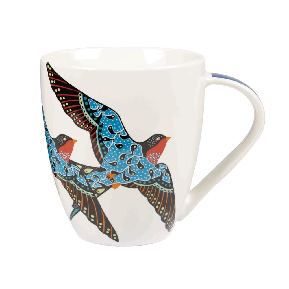 Paradise Birds Queens, Couture Swallow Mug, Ceramic, Multi-Colour, 1 Count (Pack of 1)